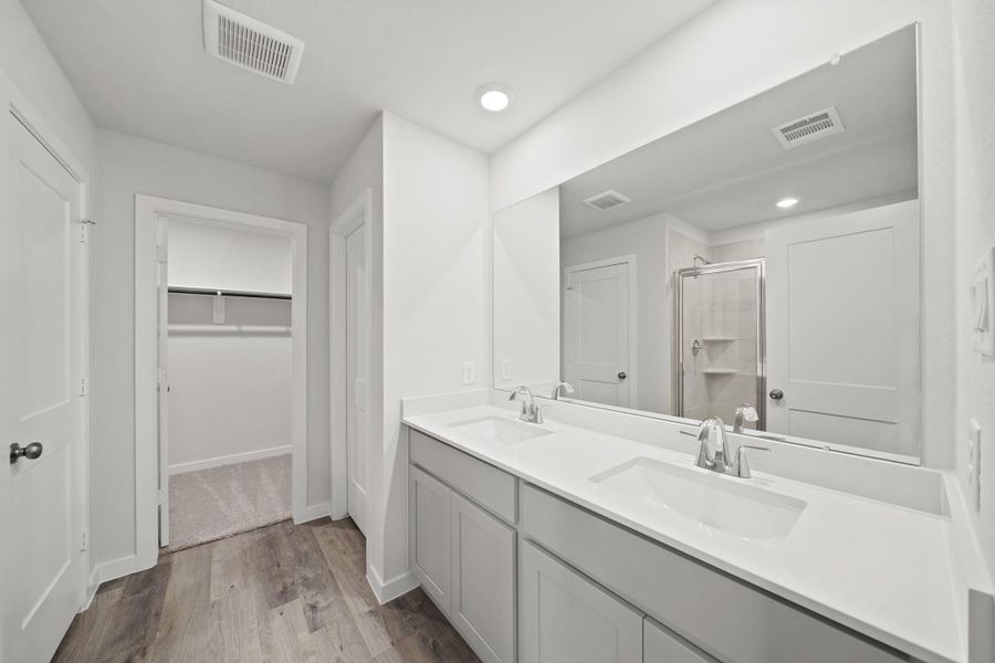 Furnished interior view inside a new home in Lakes at Black Oak, Magnolia (Image 5).