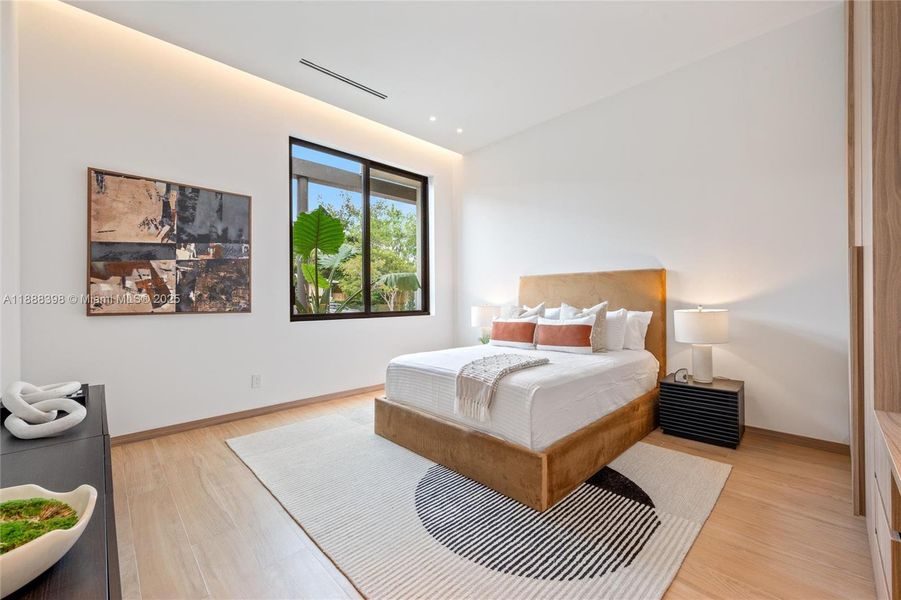 Furnished interior view inside a new home in , Miami (Image 23).