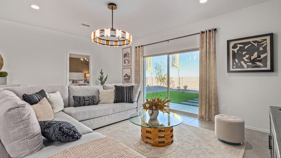 Furnished interior view inside a new home in Sycamore Vista, Vail (Image 5).