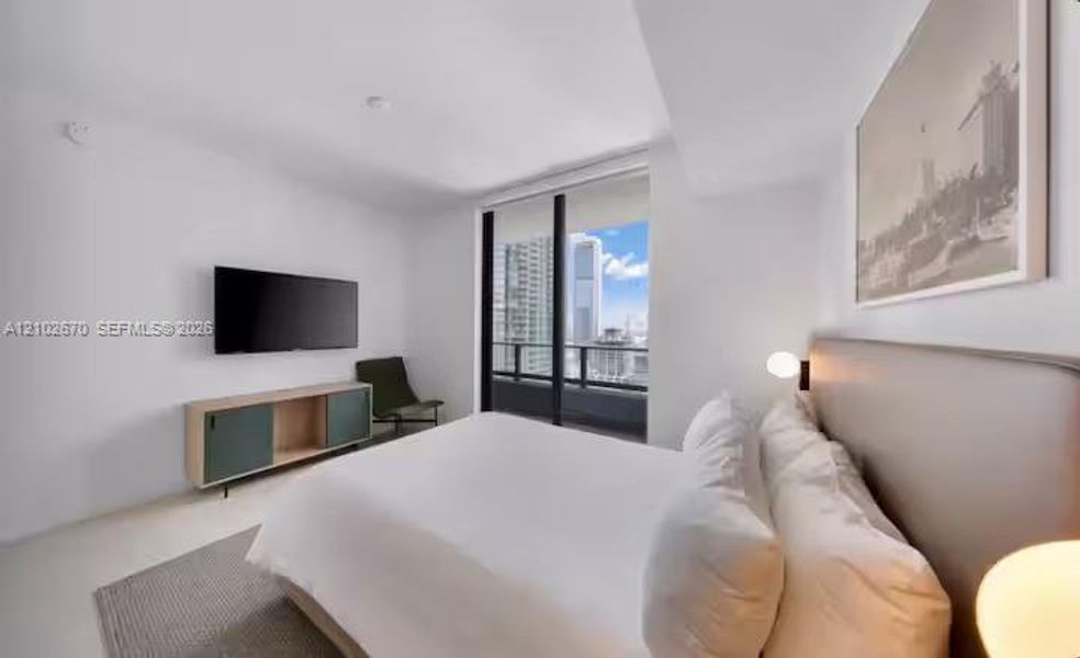 Furnished interior view inside a new home in , Miami (Image 15).