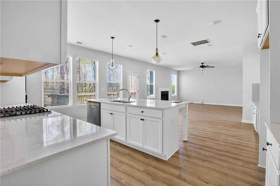 Furnished interior view inside a new home in , Atlanta (Image 11).