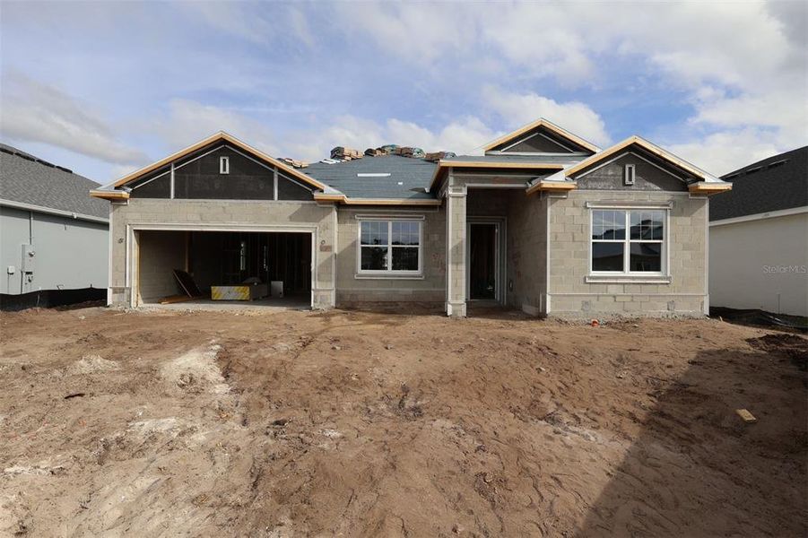 In-progress construction of a new home in Ravencliffe, Oviedo, FL (Image 7).