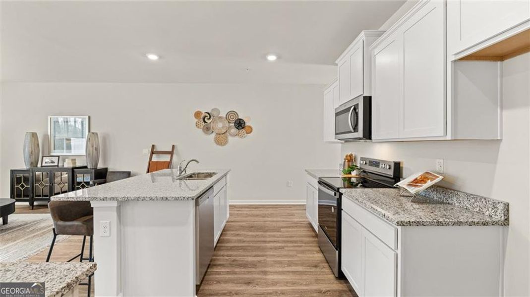 Furnished interior view inside a new home in Echo Glen, Stockbridge (Image 37).