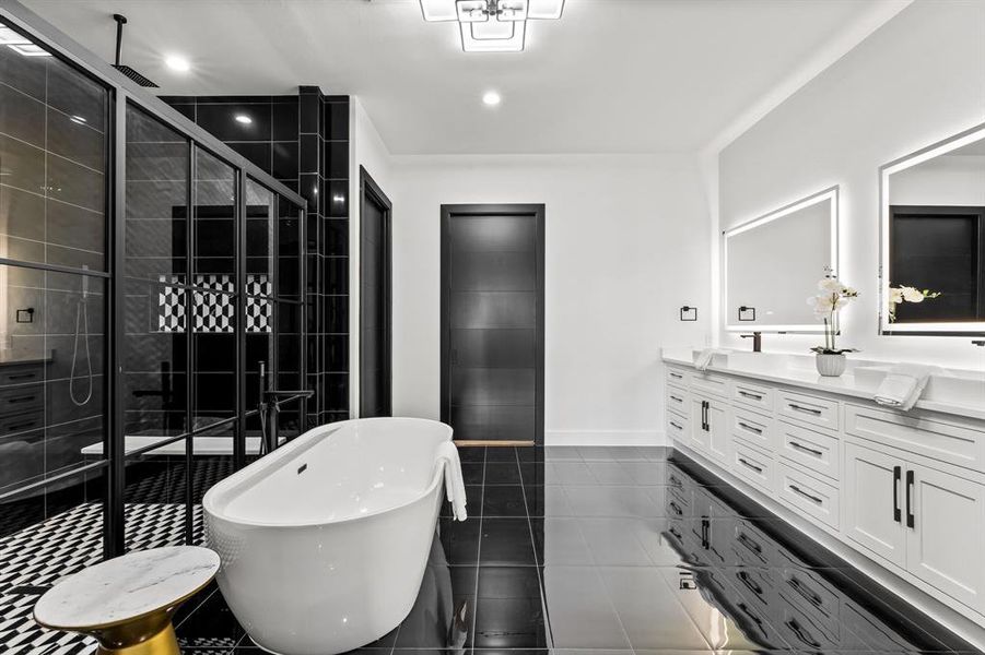 Furnished interior view inside a new home in , Heath (Image 17).