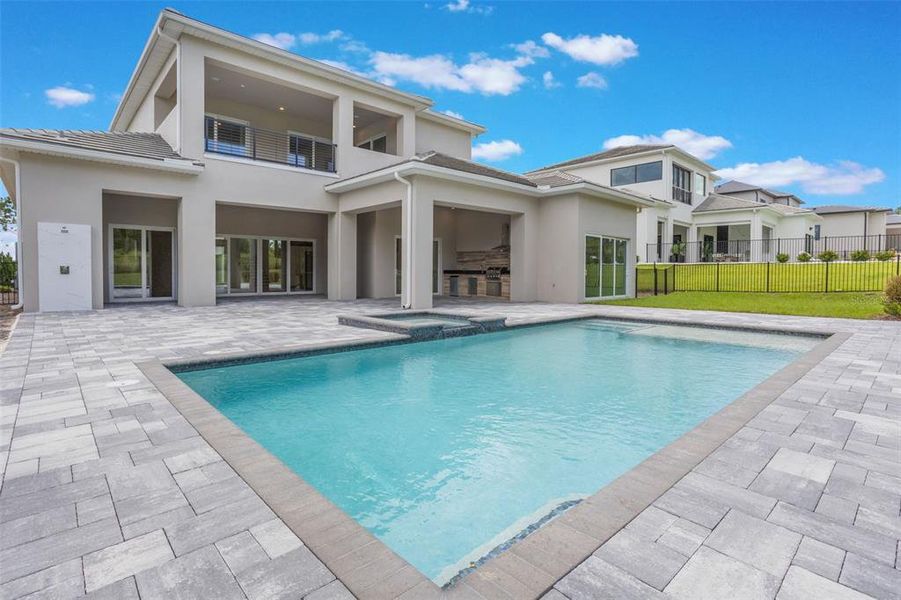 Front exterior of a new home in , Montverde, FL, highlighting curb appeal (Image 25).