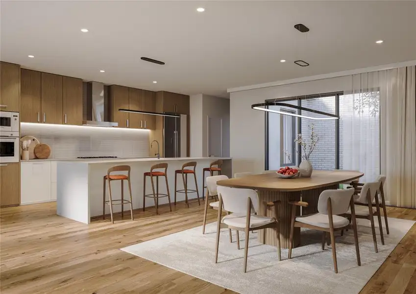 Furnished interior view inside a new home in , Frisco (Image 3).