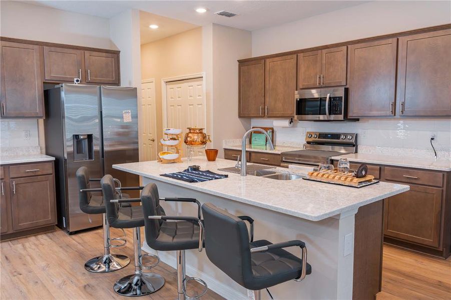 Furnished interior view inside a new home in , St. Cloud (Image 14). Furnished interior view inside a new home in , St. Cloud (Image 14).