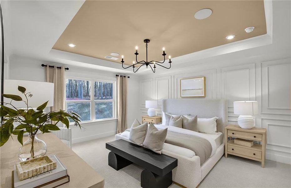 Furnished interior view inside a new home in Berkeley Mill, Cumming (Image 10).