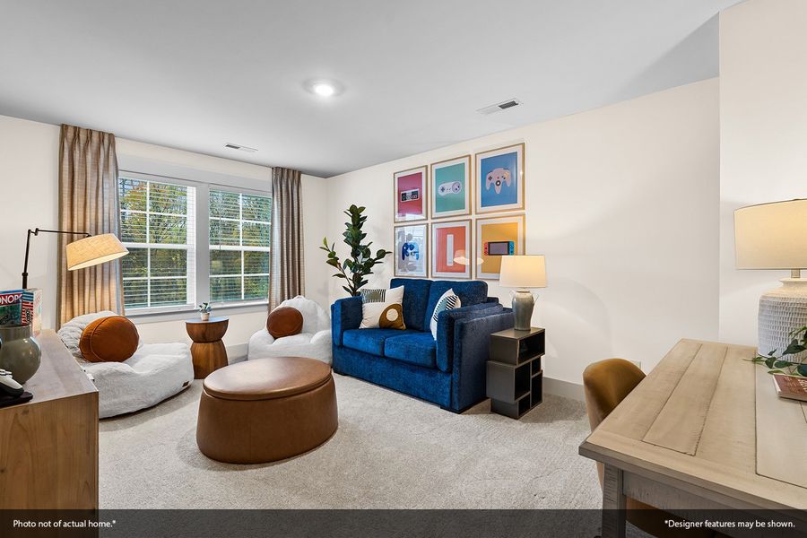 Furnished interior view inside a new home in Sweetbrier, Durham (Image 17).