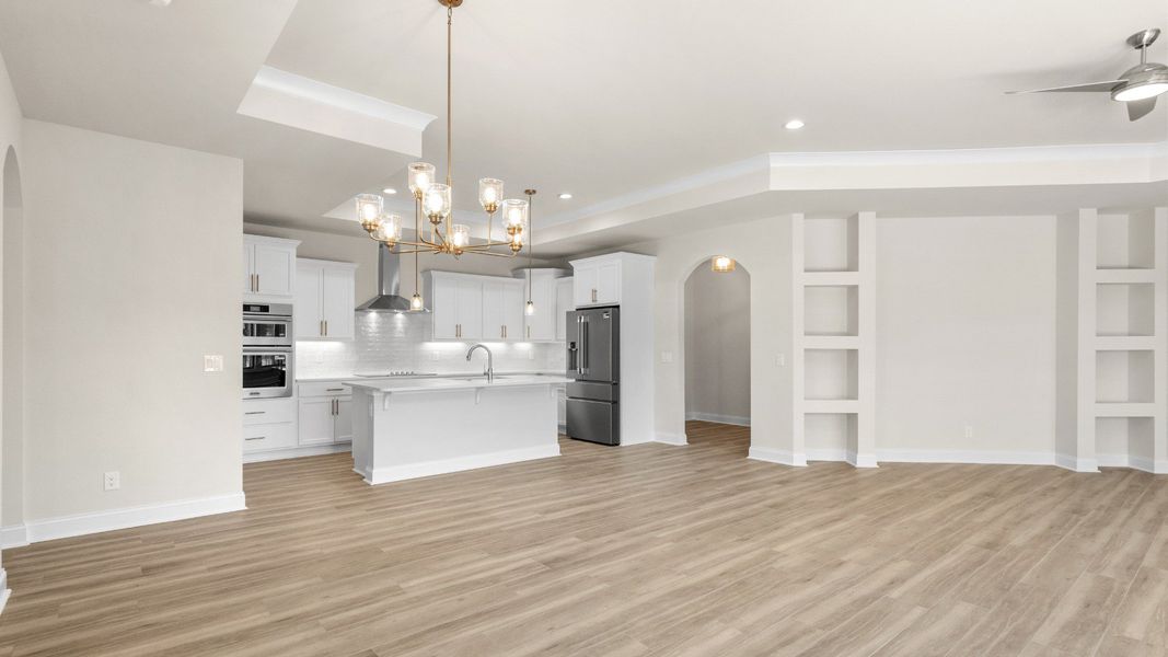 Representative unfurnished interior of a home built from the Promenade III by Epcon Communities in Courtyards by Carrell, Ocean Isle Beach (Image 44). Representative unfurnished interior of a home built from the Promenade III by Epcon Communities in Courtyards by Carrell, Ocean Isle Beach (Image 44).