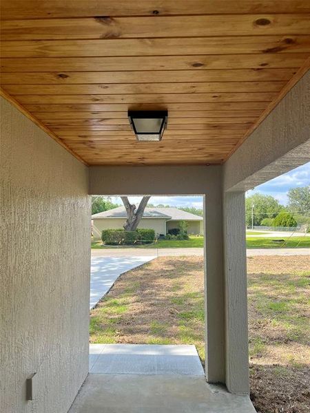 Exterior details and patio area of a home in , Summerfield (Image 17).