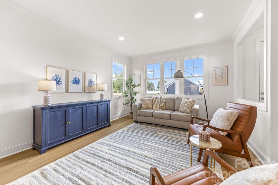 Furnished interior view inside a new home in , Denver (Image 6).