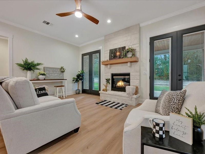 Furnished interior view inside a new home in , Lufkin (Image 6). Furnished interior view inside a new home in , Lufkin (Image 6).