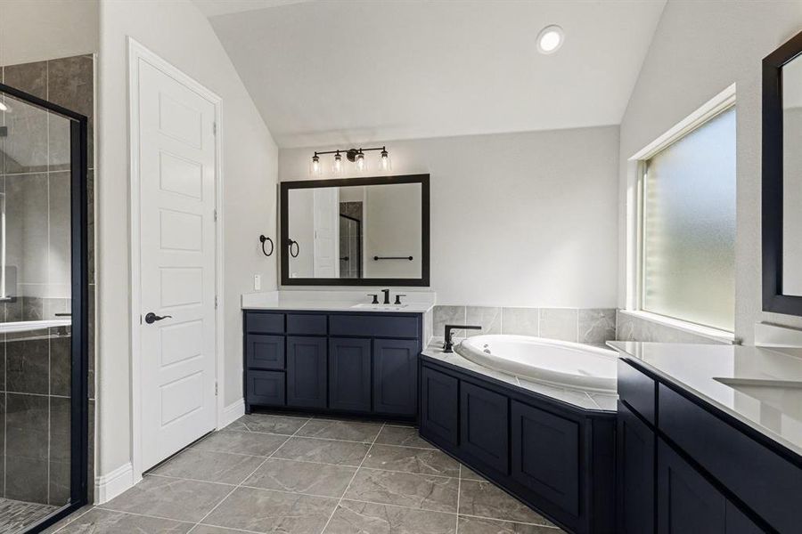 Furnished interior view inside a new home in Sagebrush Addition, Midlothian (Image 7).