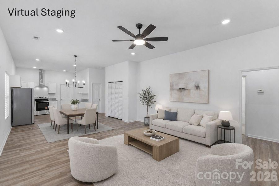 Furnished interior view inside a new home in , Rock Hill (Image 4).