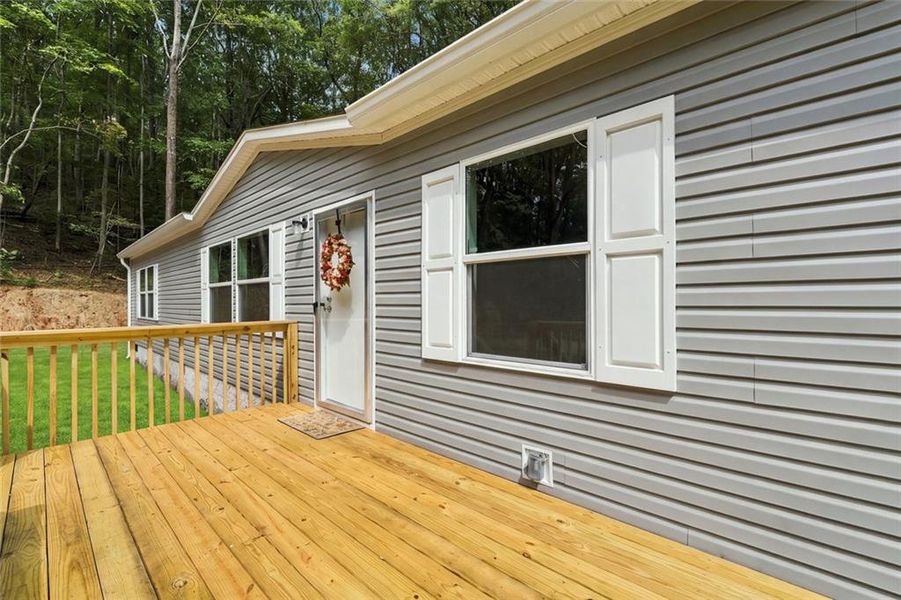 Exterior details and patio area of a home in , Jasper (Image 23).