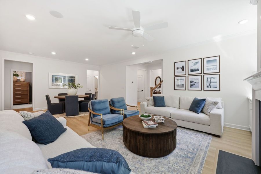 Representative furnished interior of a home built from the The Aspen by Davidson Homes LLC in Ashland, Holly Springs (Image 16).