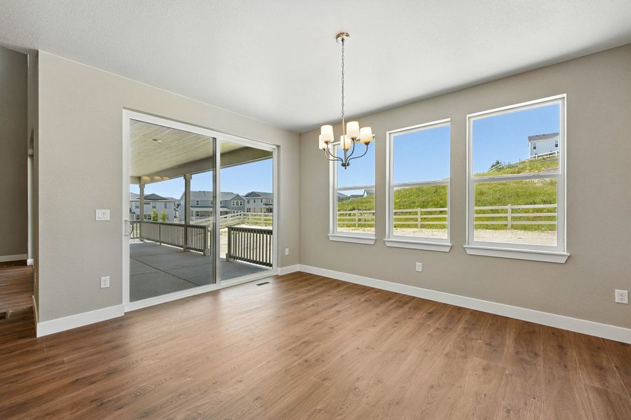 Spacious, unfurnished interior of a new home in Hillside at Crystal Valley Destination Collection, Castle Rock (Image 20).