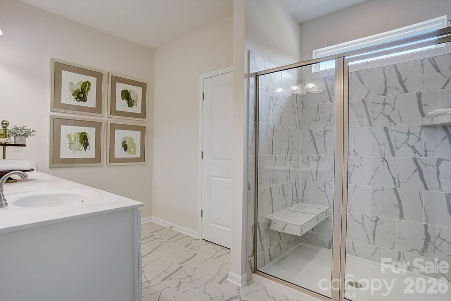 Furnished interior view inside a new home in Country Club Village, Salisbury (Image 14).