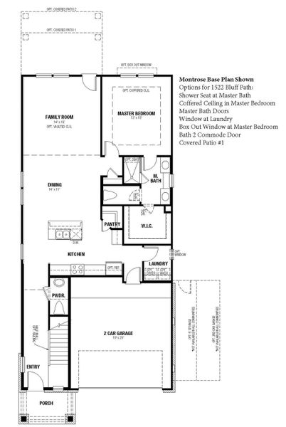 2D floor plan layout of this home in Willowbrook, New Braunfels, TX (Image 3). 2D floor plan layout of this home in Willowbrook, New Braunfels, TX (Image 3).