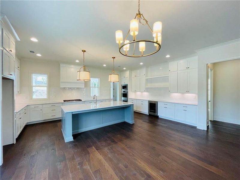 Furnished interior view inside a new home in , Suwanee (Image 10).