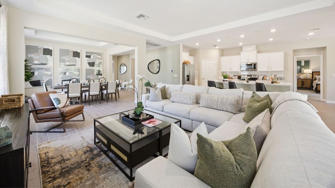 Representative furnished interior of a home built from the Camden by D.R. Horton in Harmony West, St. Cloud (Image 9). Representative furnished interior of a home built from the Camden by D.R. Horton in Harmony West, St. Cloud (Image 9).