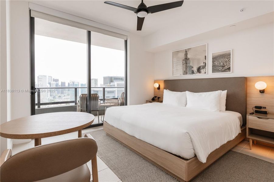 Furnished interior view inside a new home in Gale Hotel & Residences Miami (former Natiivo), Miami (Image 6).