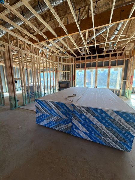 In-progress construction of a new home in Grayson Ridge, Van Alstyne, TX (Image 4).