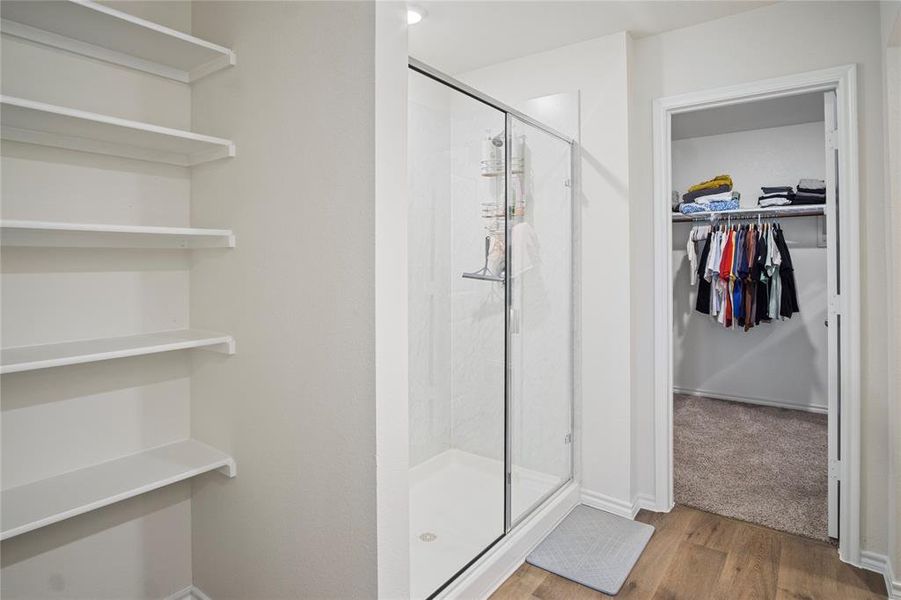 Furnished interior view inside a new home in , Fate (Image 10).