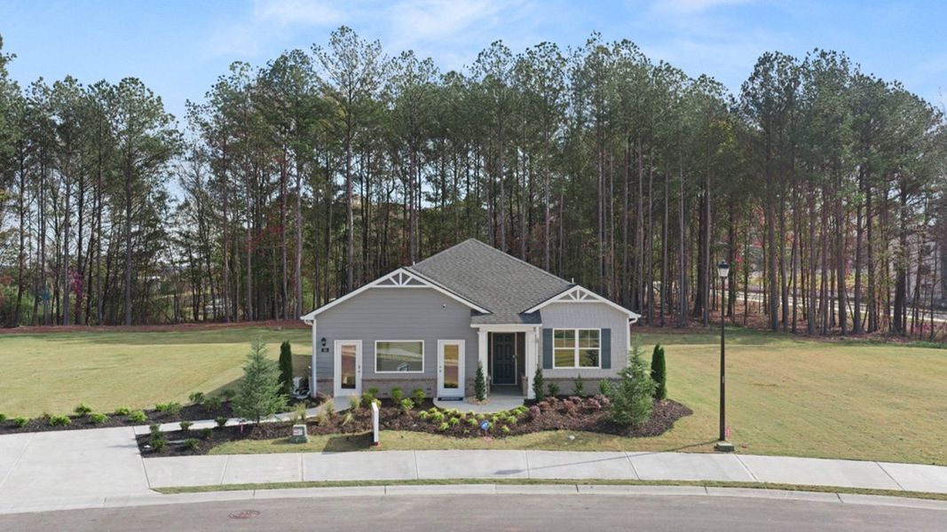 Representative exterior photo of a completed home built from the ARIA Express by D.R. Horton in WillowBrook, Winder, GA (Image 2).