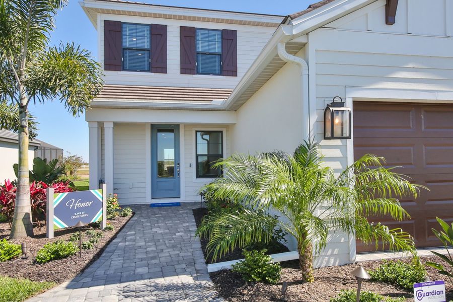 Representative exterior details of a home built from the Honor by Neal Communities in Palm Grove, Bradenton (Image 3).
