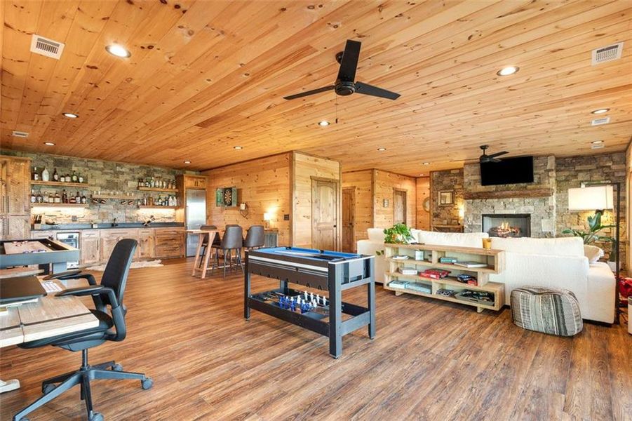 Furnished interior view inside a new home in , Morganton (Image 44).