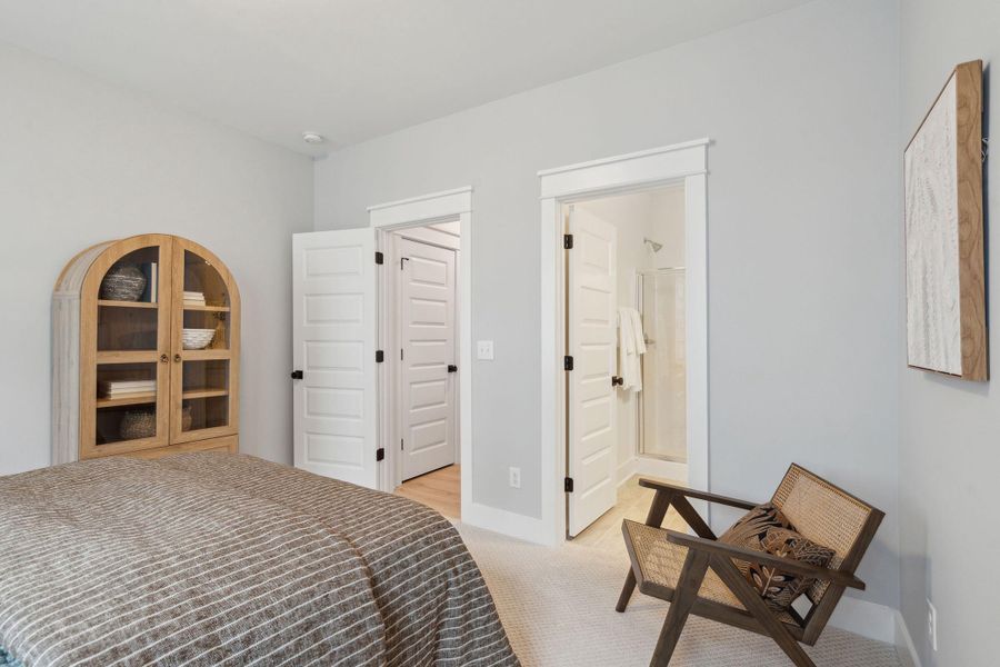 Furnished interior view inside a new home in Tidewater at Lakes of Cane Bay, Summerville (Image 32).