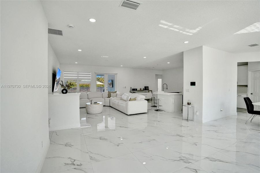 Furnished interior view inside a new home in , Loxahatchee (Image 67).