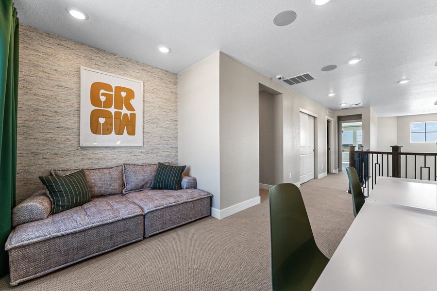 Representative furnished interior of a home built from the Windsor by Taylor Morrison in Macanta City Collection, Castle Rock (Image 32).