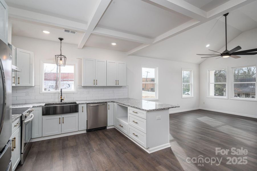 Furnished interior view inside a new home in , Cherryville (Image 10).