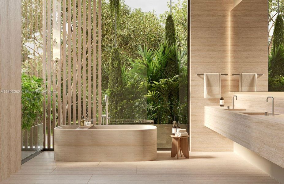 Furnished interior view inside a new home in , Miami (Image 3). Furnished interior view inside a new home in , Miami (Image 3).