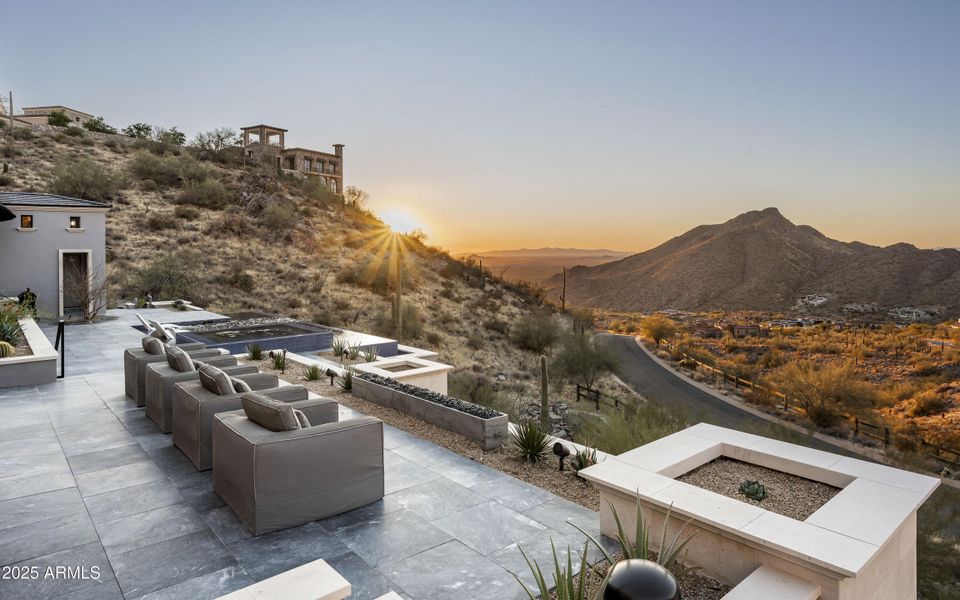 Back Patio seating area