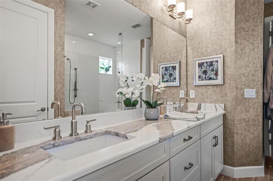 Furnished interior view inside a new home in , Wesley Chapel (Image 37).