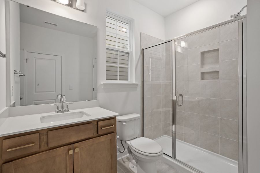 Furnished interior view inside a new home in Georgias Landing, Raleigh (Image 10).