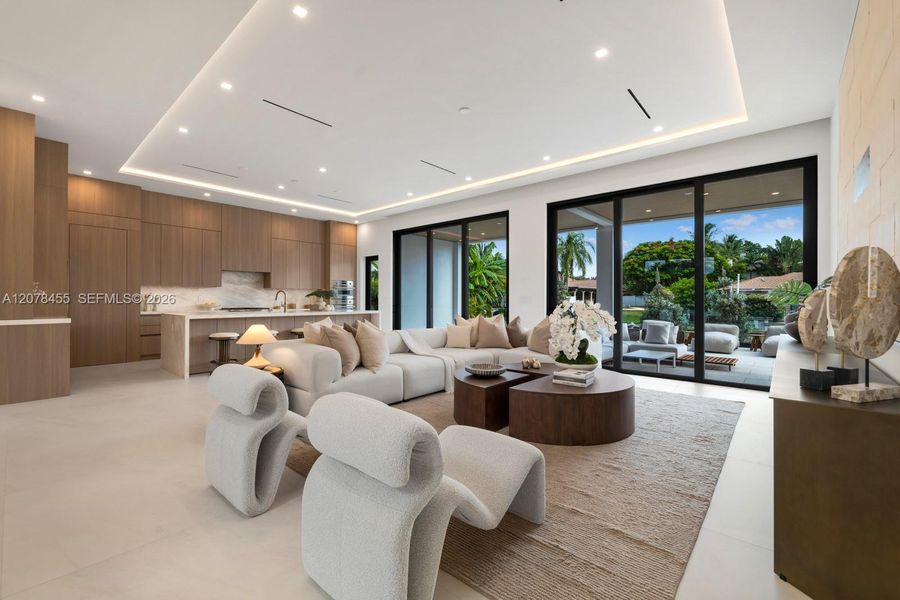 Furnished interior view inside a new home in , Boca Raton (Image 39).