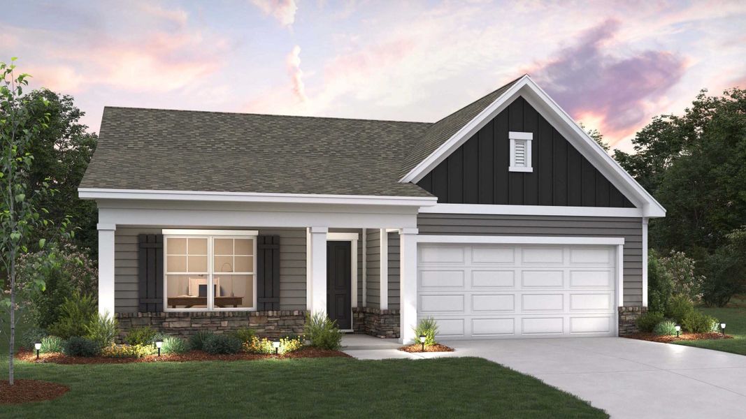 Front exterior of a new home in Valley View, Waynesville, NC, highlighting curb appeal (Image 1). Front exterior of a new home in Valley View, Waynesville, NC, highlighting curb appeal (Image 1).