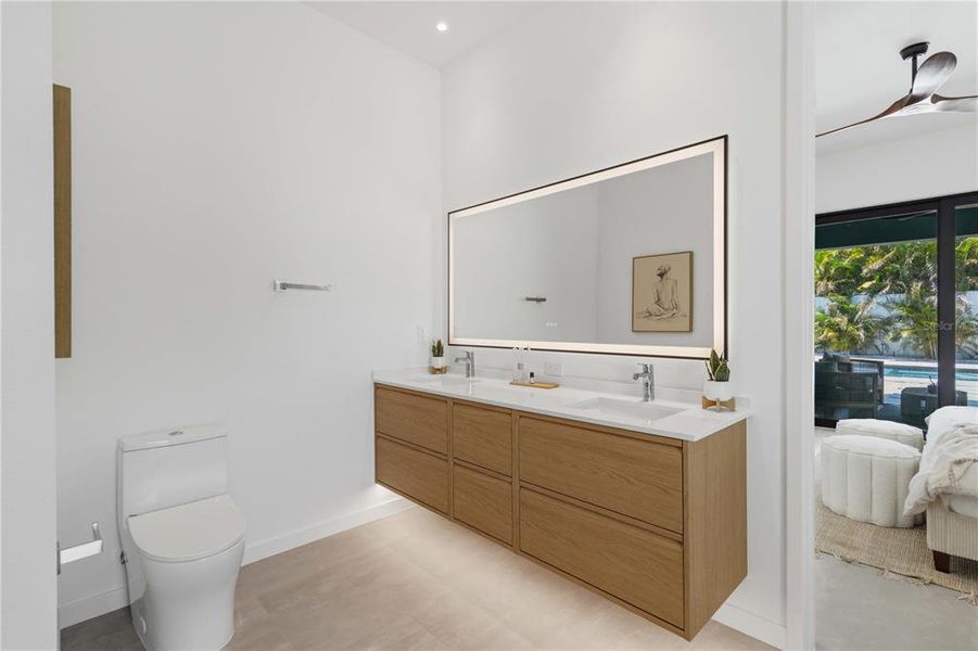 Furnished interior view inside a new home in , Sarasota (Image 16).