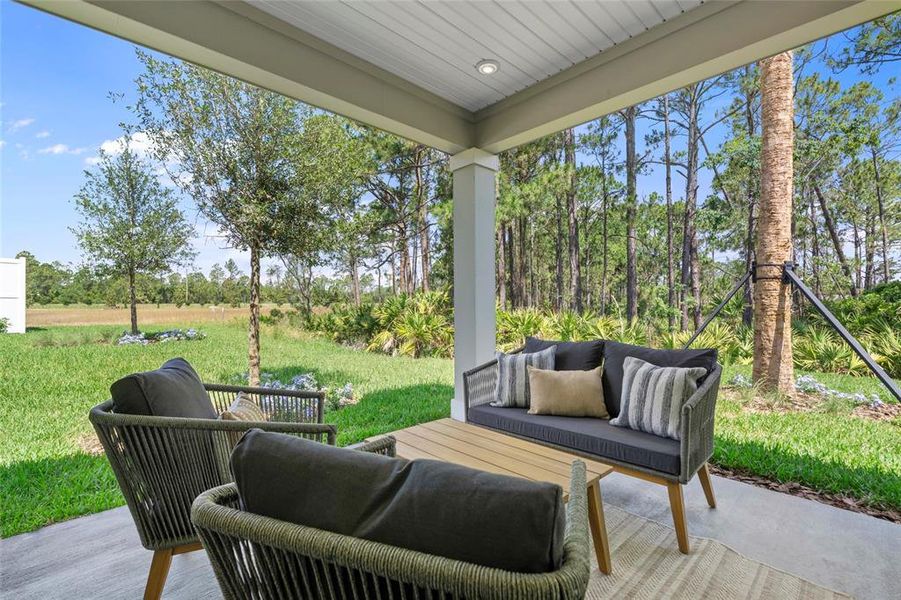 Exterior details and patio area of a home in Reserve East, Flagler Beach (Image 3).