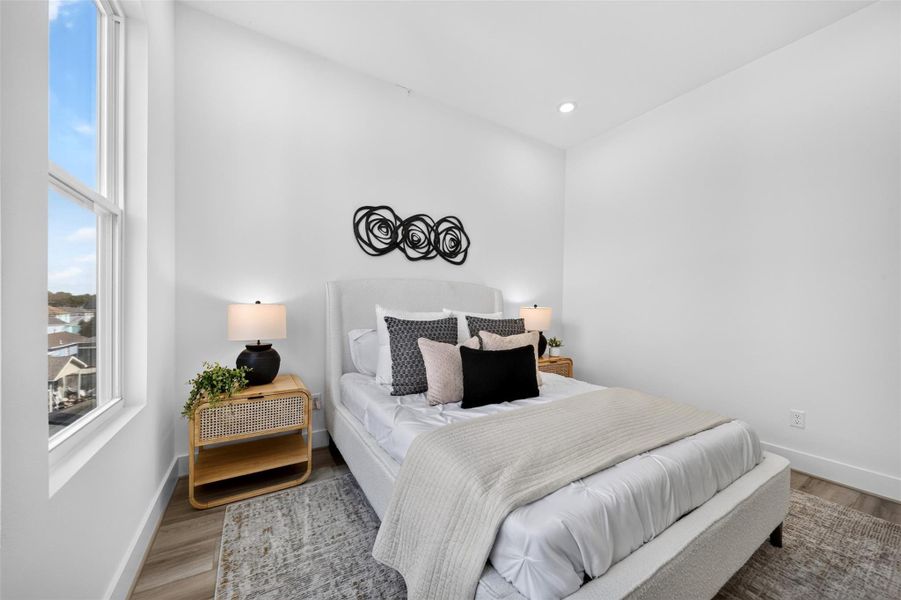 Furnished interior view inside a new home in , Houston (Image 34).