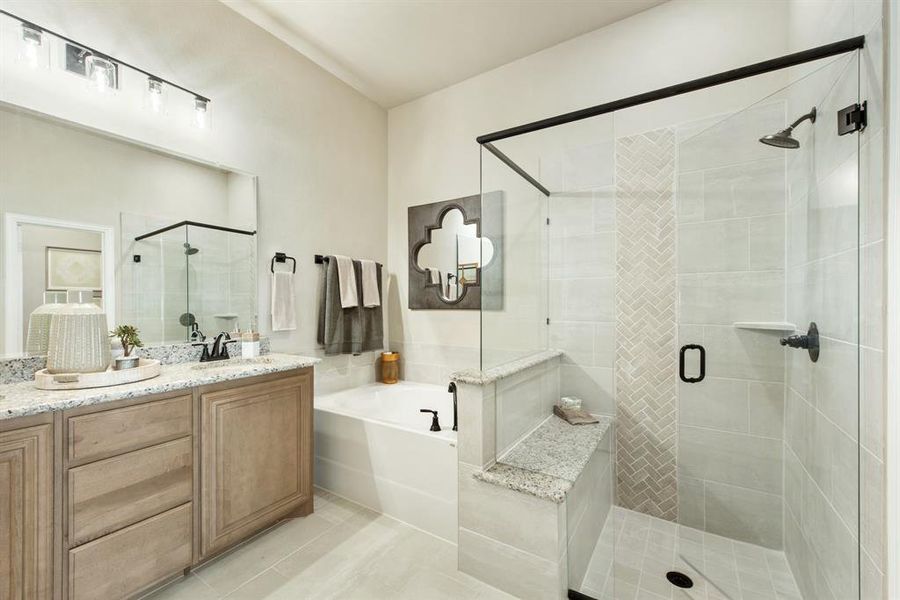 Furnished interior view inside a new home in West Crossing, Anna (Image 33). Furnished interior view inside a new home in West Crossing, Anna (Image 33).