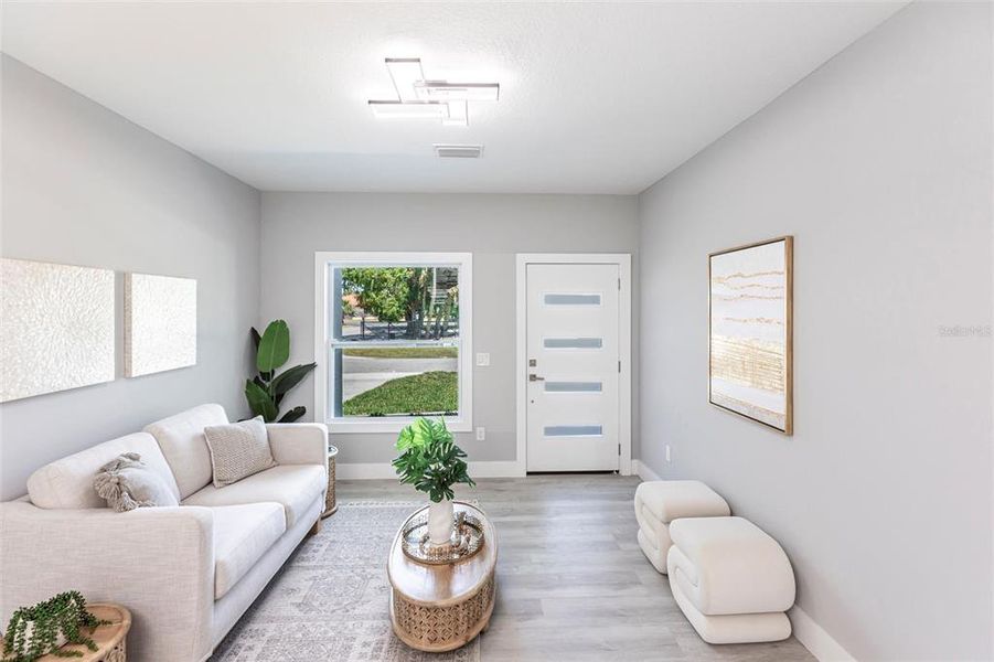 Furnished interior view inside a new home in , Punta Gorda (Image 44).