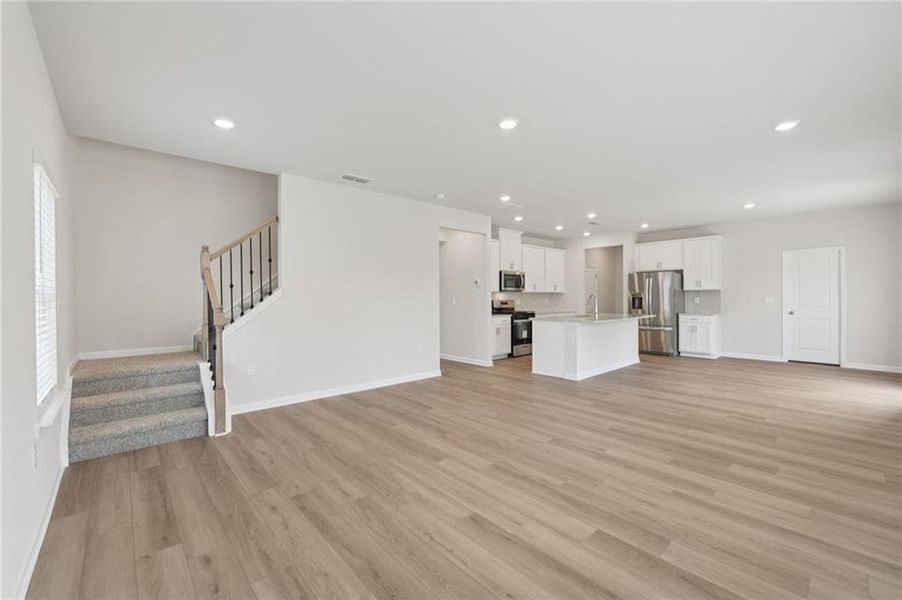 Spacious, unfurnished interior of a new home in Preserve at Mountain Creek, Pendergrass (Image 31).