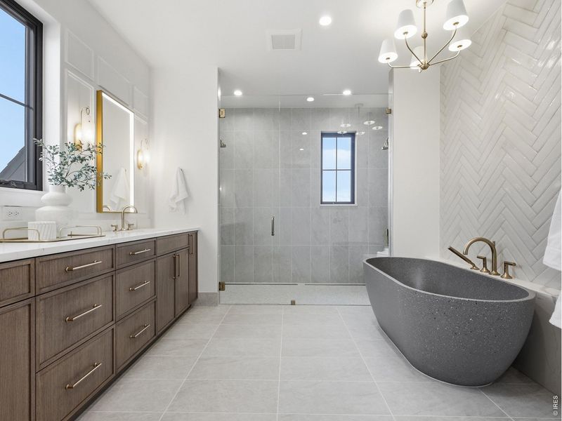 Furnished interior view inside a new home in , Louisville (Image 48).