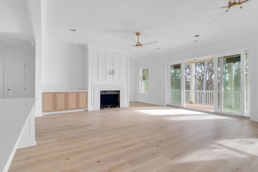 Spacious, unfurnished interior of a new home in , Awendaw (Image 18).